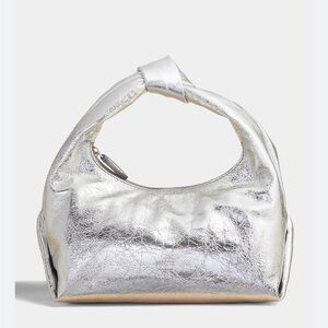 KHAITE Beatrice Small Metallic Hobo Bag